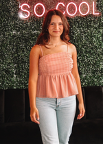 Brooks Peplum Tank