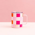 Sweetheart Check Insulated Mug