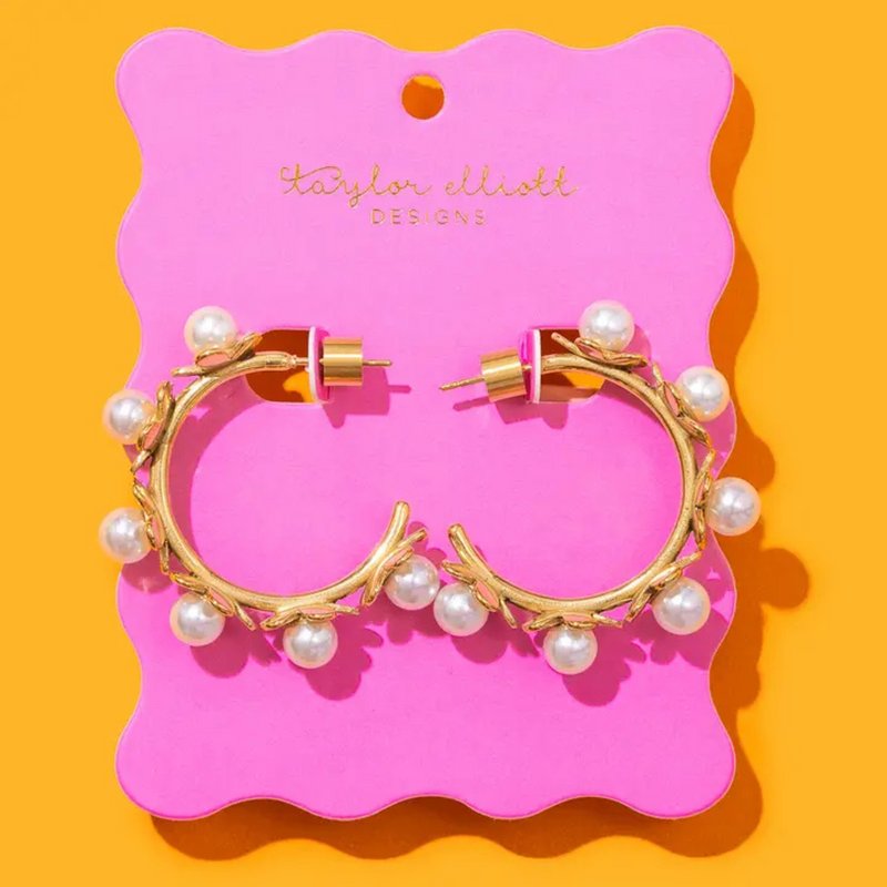 Kali Pearl Hoops