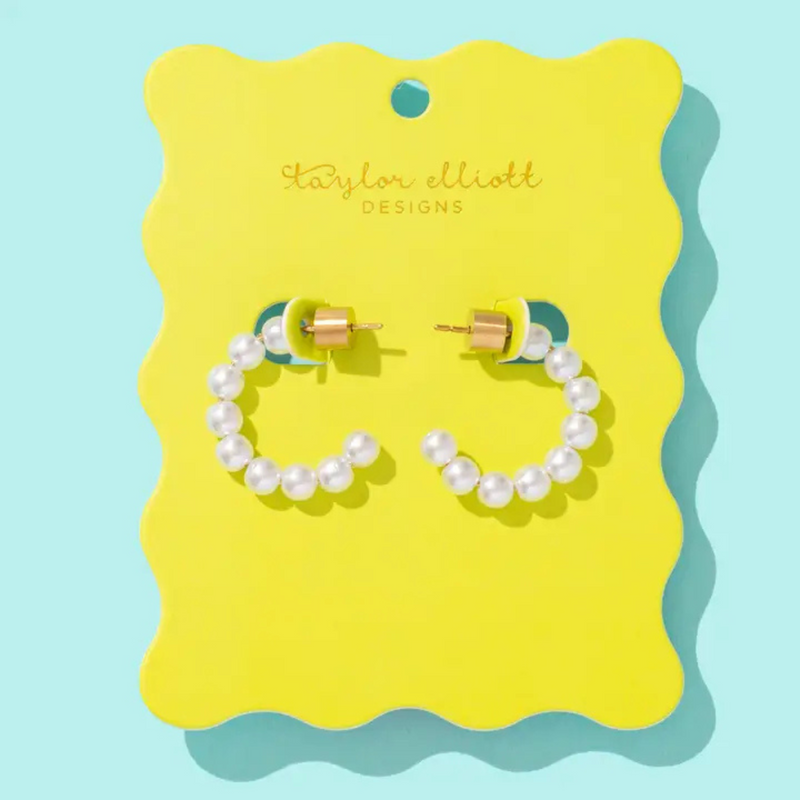 Olivia Pearl Hoops