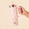 Oh So Fancy Tumbler, Pink - 40 oz.