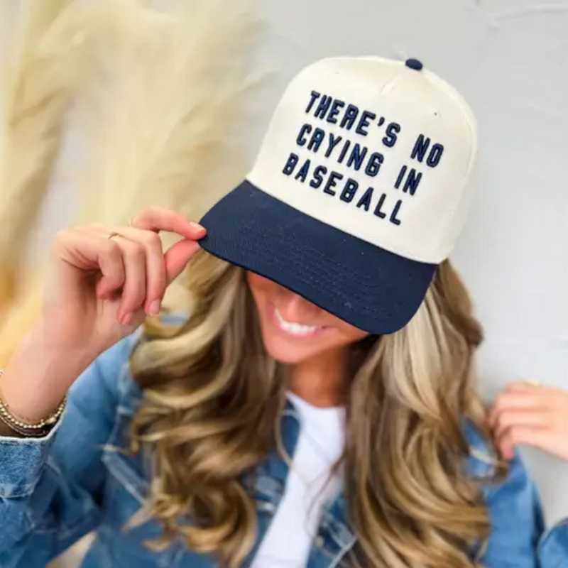 There's No Crying in Baseball Cap