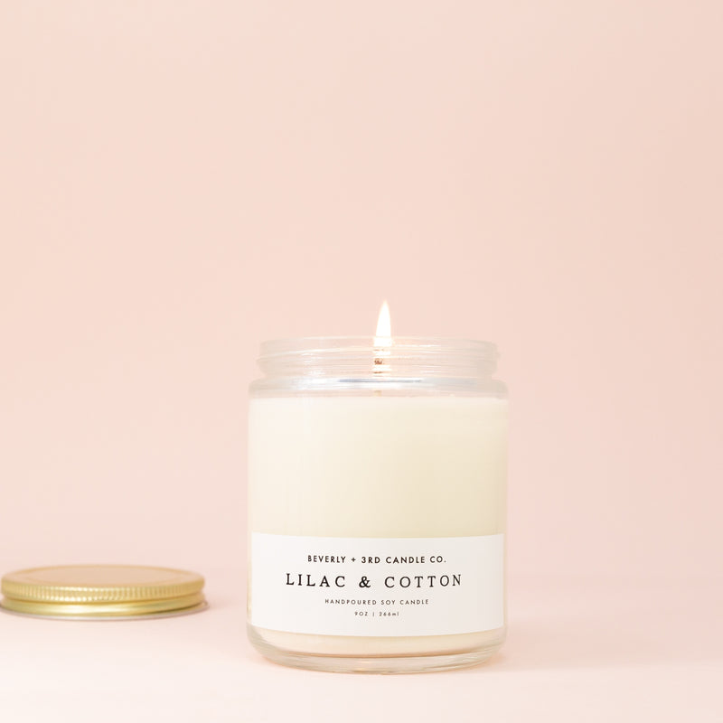 Lilac & Cotton Candle